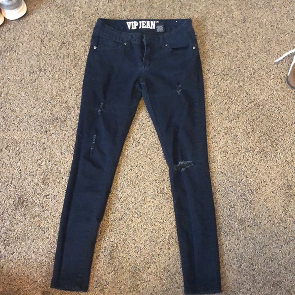 vip jeans black